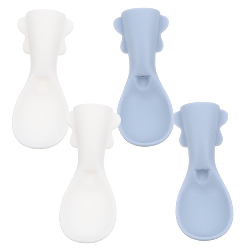 4 Pcs Baby Bag Spoon Set Tableware Spoons Toddler Food Pouch Attachment - Picture 7 of 12