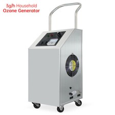 3g/h Household Ozone Generator Ozone Disinfection Machine with Wheels 100W 220V