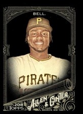 2018 TOPPS ALLEN GINTER X BASEBALL BASE CARD #102 JOSH BELL PIRATES