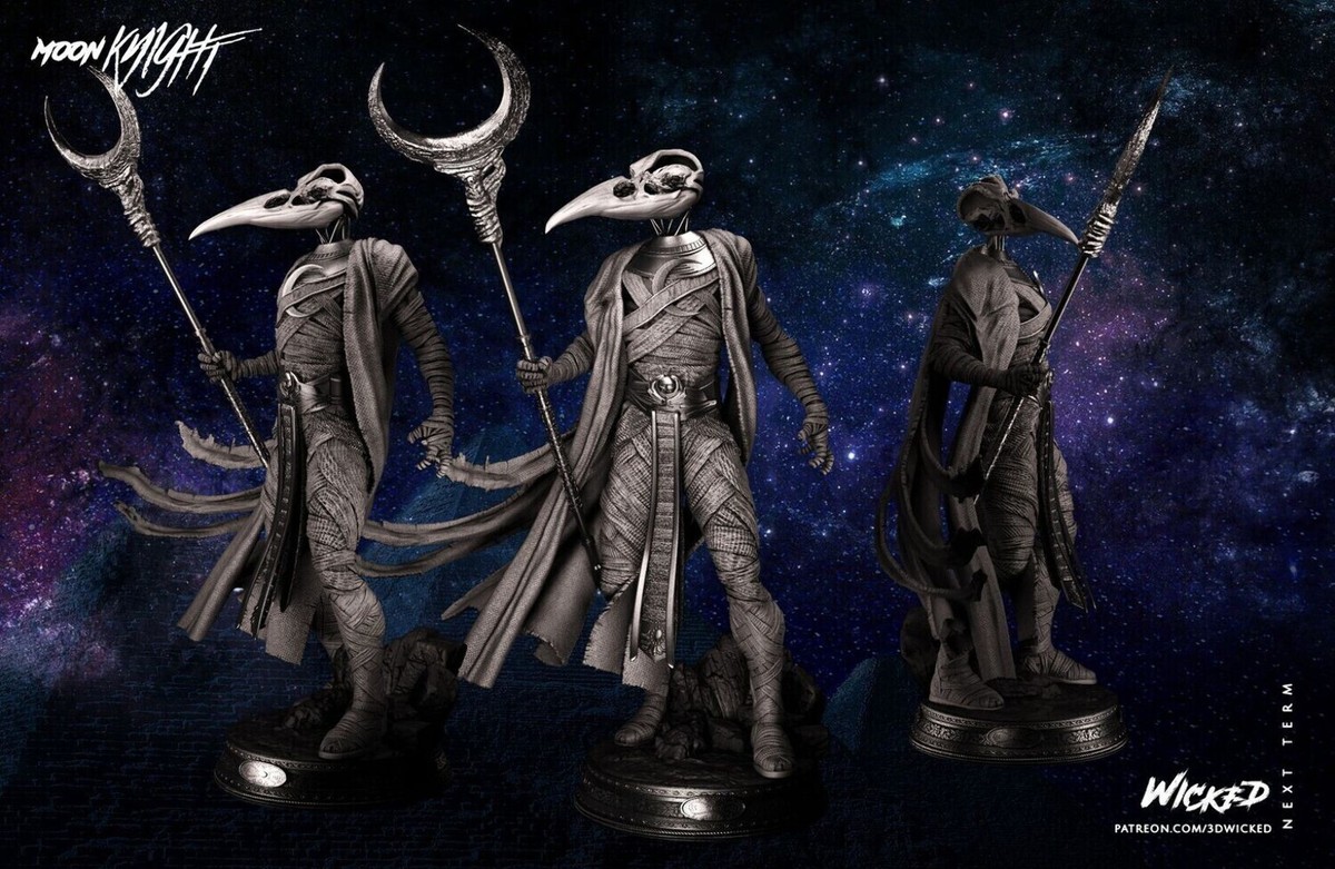 MOON KNIGHT 1.2.3 セット Amazon.com: Marvel Legends in 3-Dimensions: Moon Knight 1:2