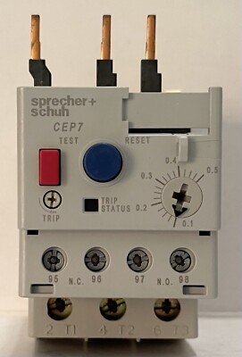 Sprecher Schuh CEP7-EEAB Overload Relay (0.1 - 0.5A)