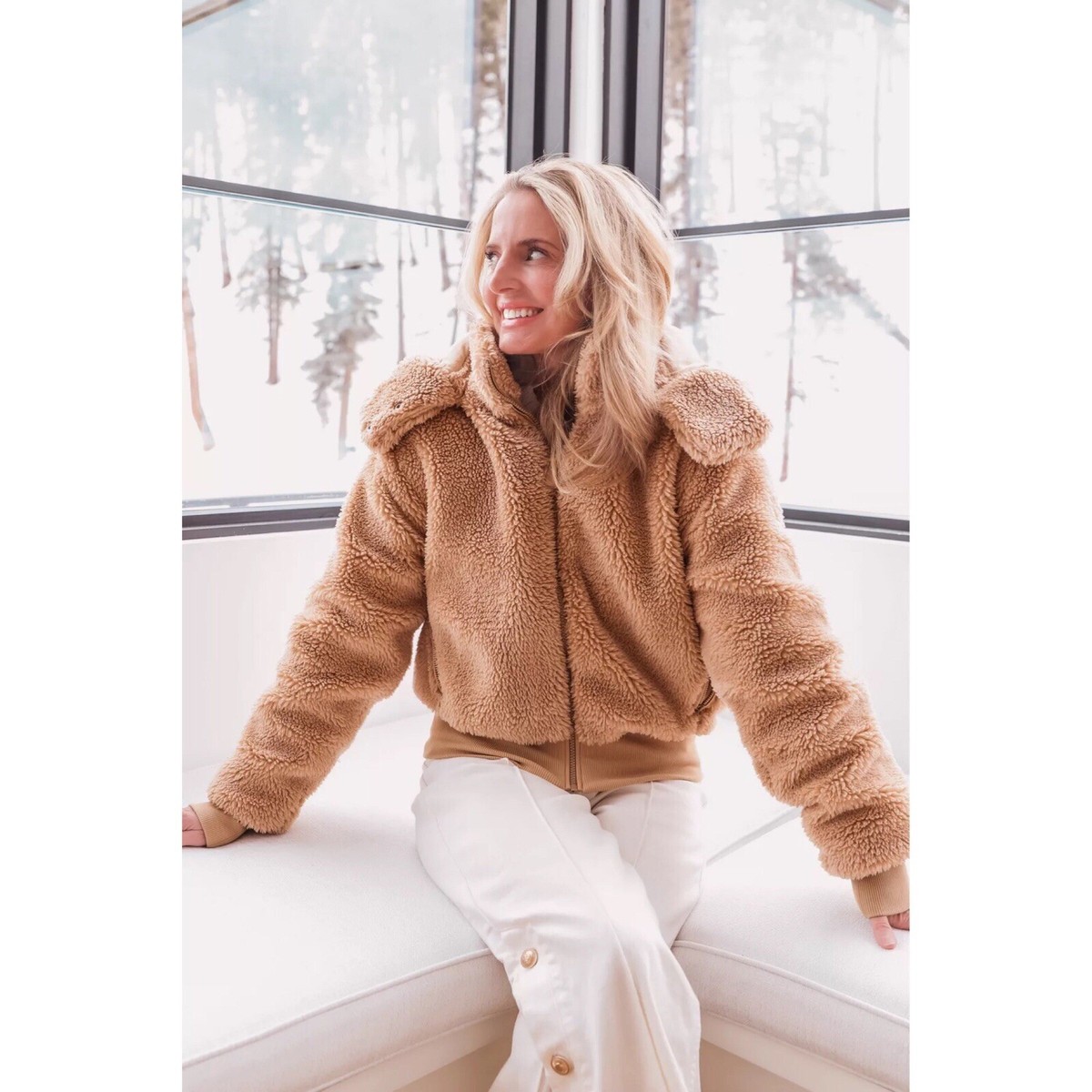 Alo Yoga Foxy Sherpa Jacket Camel S | eBay Alo Yoga Foxy Sherpa Jacket Camel S | eBay