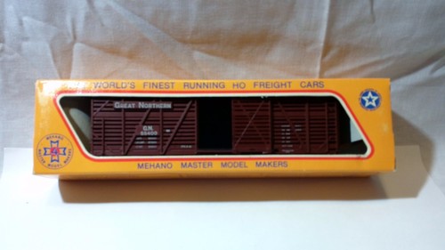 HO Scale Mehano Great Northern Wood Stock Car #55400 - 第 1/4 張圖片