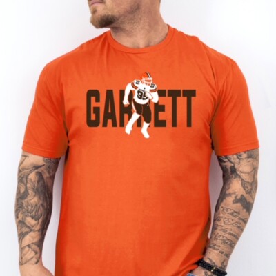 GARRETT 85 | Cleveland Football Soft Ring Spun Pre-Shrunk Cotton T-Shirt