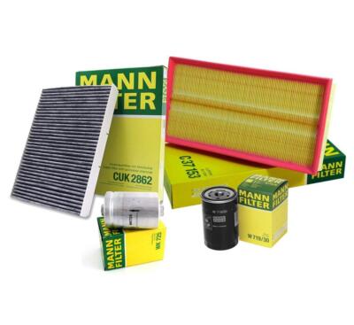 Mann Oil Air Carbon Cabin Fuel Filter Service Kit For VW Golf 2.0L L4 AEG 1999