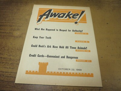 Awake Mag Awake Magazine Watchtower October 22 1968 | eBay