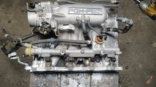 88-89 Acura Integra D16a1zc Complete Intake Manifold Black Top