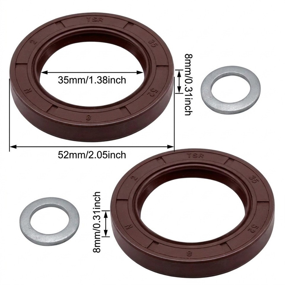 DIY Mechanic Friendly Oil Seal Kit High Wear Resistance Snug Fit Design ...