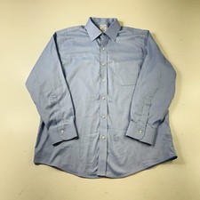 Brooks Brothers Dress Shirt Light Blue Regular Stretch Men  s Size 15.5 32