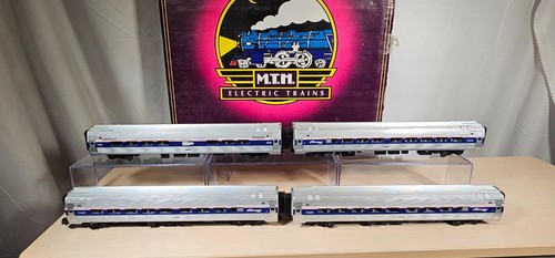 MTH CALIBRE O 20-6531 AMTRAK CORREDOR NOROESTE CONJUNTO DE 4 VAGONES AMFLEET PASAJEROS OB | Zustand: Used