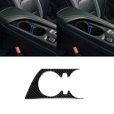 For Chevrolet Camaro 16-2024 Real Carbon Fiber Center Console Water Cup Panel
