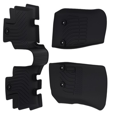 Carpet Floor Mats for Jeep Wrangler JK Unlimited 4Dr 2014-2018 Waterproof