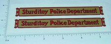 Pair Sturditoys Police Patrol Truck Stickers SD-004