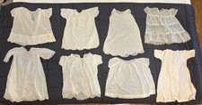 VTG -9 Baby Clothes Six 1950s; Two 1920s  5 Animal Appliques, 2 Headbands