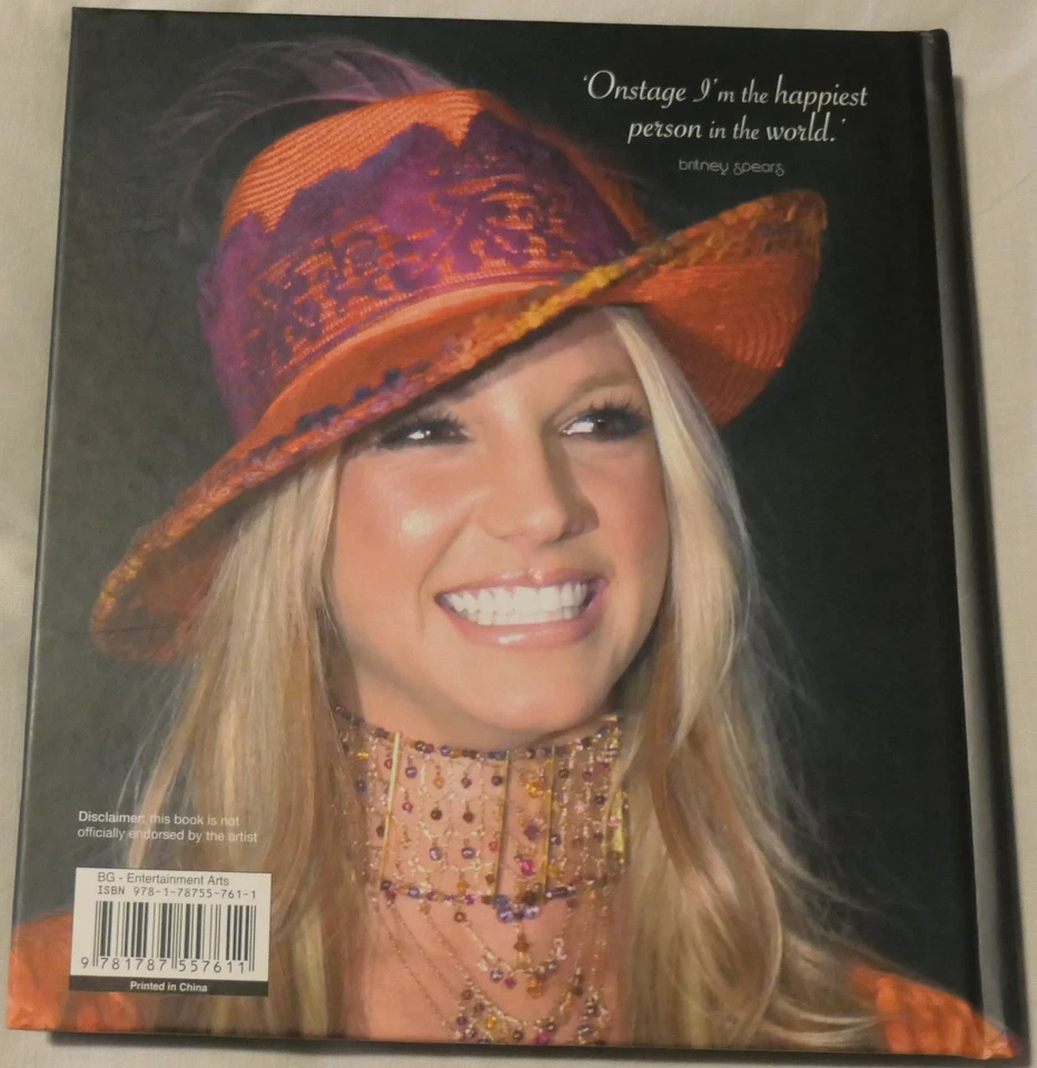 BRITNEY SPEARS POP PRINCESS UNOFFICIAL HARDCOVER BOOK BY NADIA COHEN Foto 2 de 2