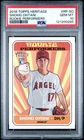 2018 Topps Heritage Shohei Ohtani Performers Rookie RC PSA 10