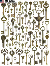 JIALEEY Vintage Skeleton Keys, Wholesale Bulk Lots 0.8 - 3 inch, 70 PCS KEYS