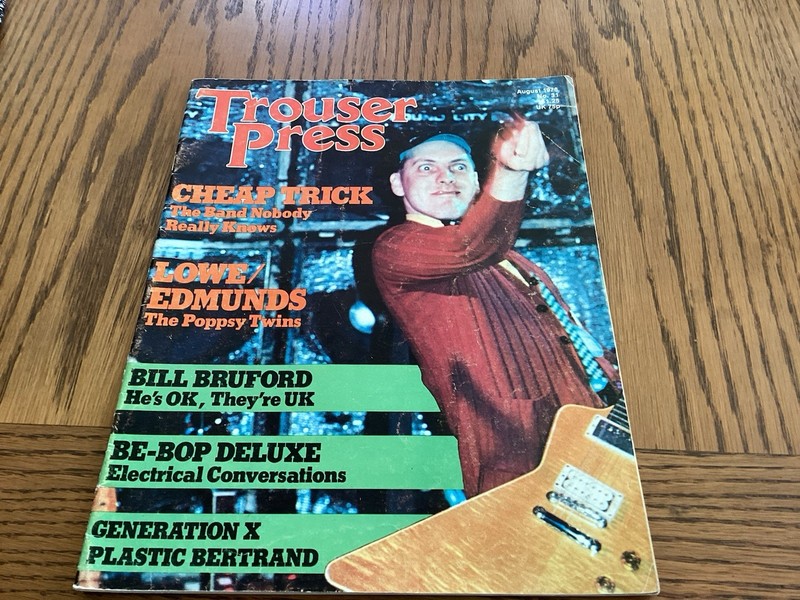 Trouser Press Magazine August 1978 Cheap Trick Rock Alternative