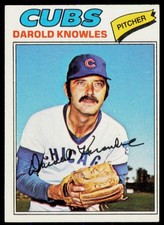 1977 Topps Darold Knowles 169 Chicago Cubs
