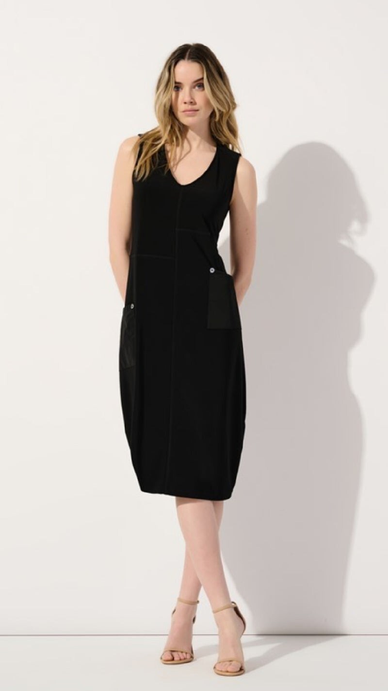 NWT Joseph Ribkoff Silky Knit Cocoon Dress with Pockets Sz 4 #304
