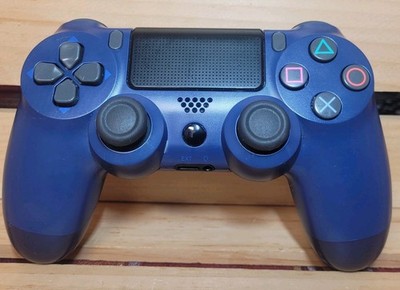 P4 Wireless Controller Blue PS4 Compatible Bluetooth Gamepad Tested Working