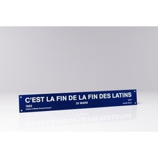 Joseph Beuys: "C'est la fin de la fin des Latins  ", 1982,signiert, nummeriert