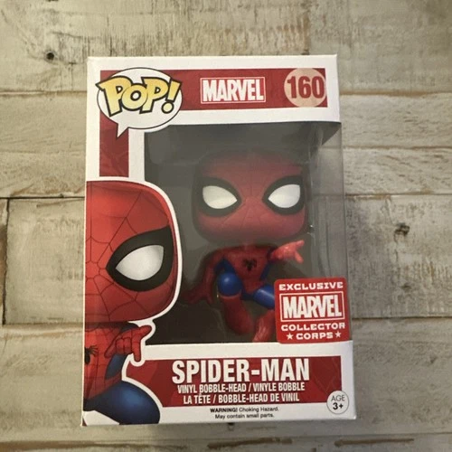 Funko Pop Spider-Man 160  Collector Corps exclusive