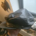 LEATHER MENS HAT BRAND NEW REAL LEATHER ONE OF A KIND PIECE Size LARGE — photo 4