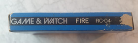 NINTENDO GAME & WATCH SILVER SCREEN FIRE RC-04 1980 - BOXED, GOOD CONDITION!