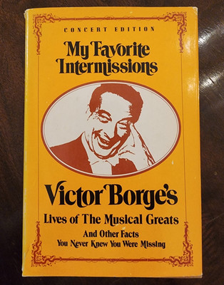 My Favorite Intermissions Victor Borge Signed Inscribed Hardcover Doubleday 1971