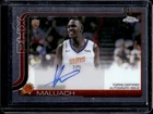 2025-26 Topps Chrome Khaman Maluach Auto Autograph RC #TCAR-KM Suns Rookie