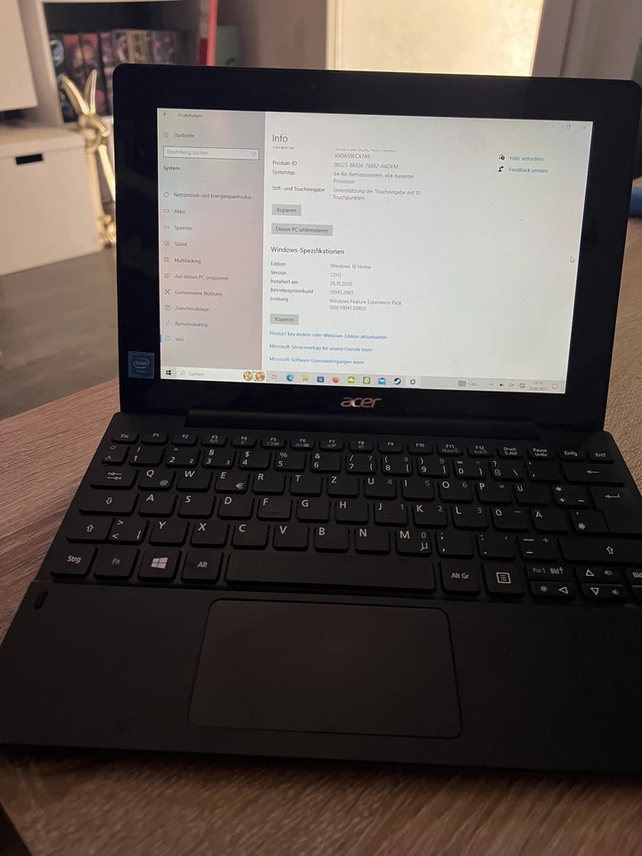 Acer Aspire Switch 10 E (SW3-016) Tablet-PC mit installiertem Win 10 Home - Bild 4 von 4