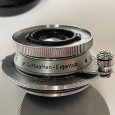 Leica Leitz Elmar 35mm Luftwaffen Eigentum Lens LTM 1930s