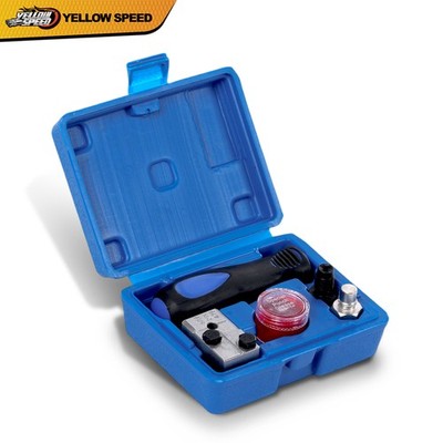 Universal Handheld Car Brake Line Flaring Tool Kit 3/16'' Double Flare W/Storage
