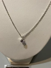 EFFY PURPLE GEM NECKLACE Chain Silver-Tone Royal Caribbean Carnival Cruises