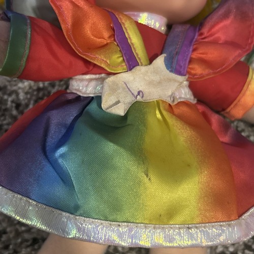 Rare Vintage 1983 Mattel Rainbow Brite 10" DRESS UP Plush Soft Doll *read* - Picture 10 of 10
