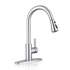 Sink Faucet, Pull Down Kitchen Faucet with Sprayer Low Lead Commercial Modern...