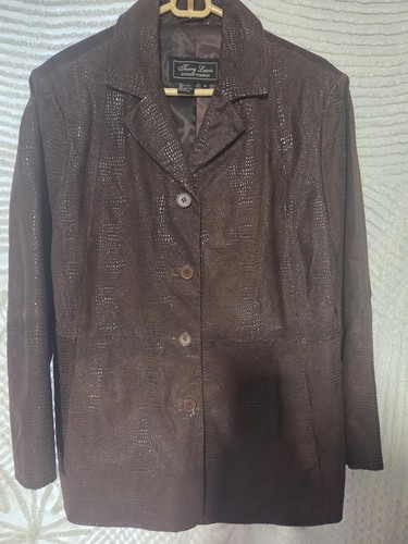 Terry Lewis Leather Jacket Size Med