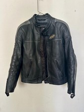 Spidi Leather „On Track" Motorrad-Lederjacke Größe L – schwarz, Made in Italy