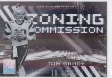 TOM BRADY 2006 Elite Patriots Football ZONING COMMISSION $$ RARE #'d 096/500 SP!