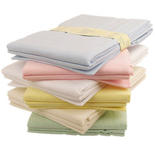 Baby Flat Sheets Flannelette Pack Of 2 Cotton Pram Moses Basket Crib