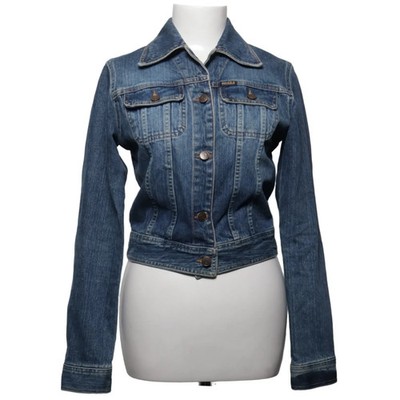 Gul & Blå, Jeansjacke, Damen, Größe: M, Marilyn, Blau, Baumwolle, Einfarbig #nJd