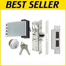 Adams Rite Style Commercial Mortise Deadlatch Lock with Aluminum Paddle Handle