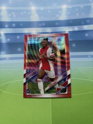 2020-21 Topps Chrome UCL RC Lassina Traore Red /5 Ajax