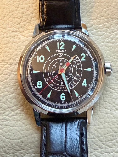 Timex Todd Snyder Beekman 40mm Black Dial MidCentury Military Vintage Re-Issue