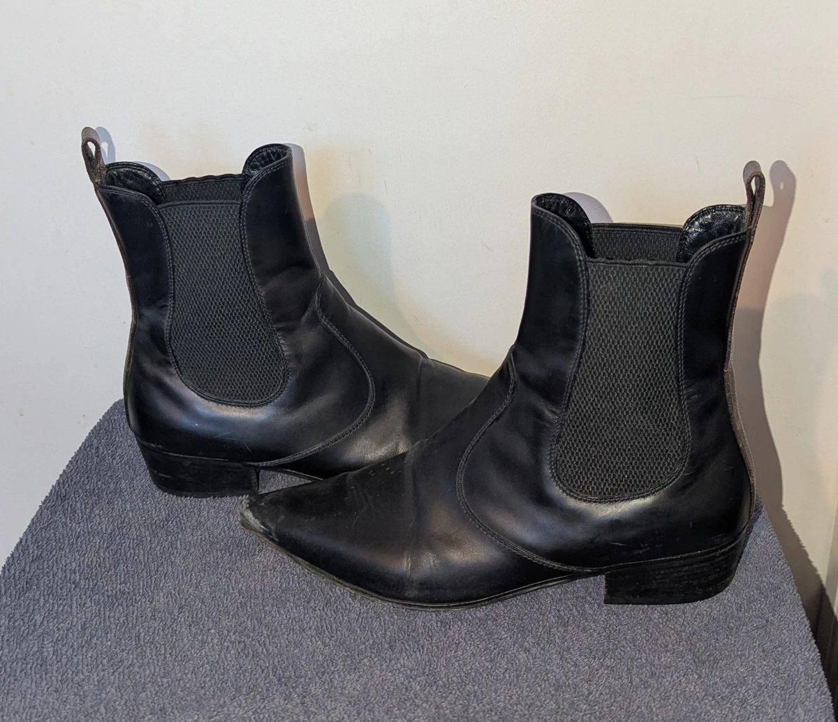 Zadig & Voltaire Boots Mens Size 9 Black Suede Chelsea Ankle Dress Pull On Cara Western Ankle Boots in Black | Zadig&Voltaire  main image 2