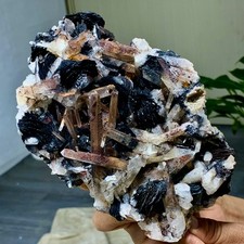 2.8LB Natural Specularite Hematite Quartz cluster crystal mineral specimen