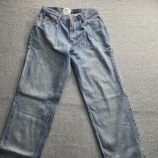 Eddie Bauer Vintage Light Wash Straight Leg Denim Jeans Womens 8 2348