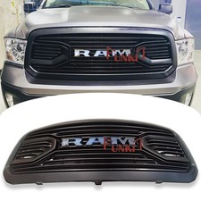 Black Grill For 2013-2018 2014 Dodge Ram 1500 Big Horn Front Grille Paintable