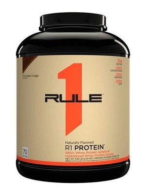 Rule One R1 Protein Naturally Flavored, Chocolate Fudge - 2240g (58,03 EUR/kg)